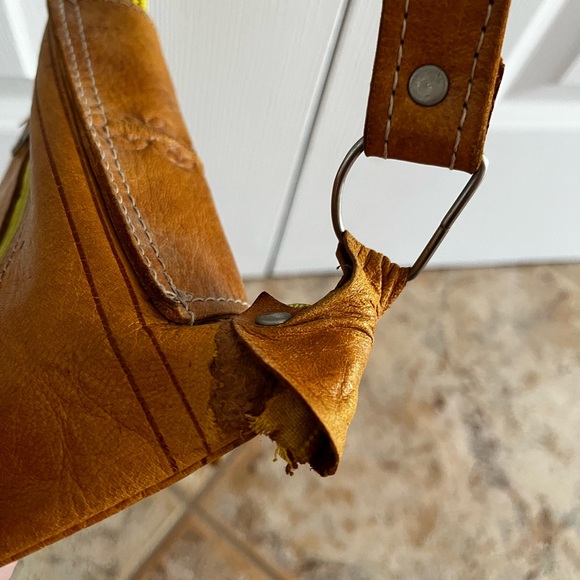 Moroccan pure leather crossbody purse - Picture 10 of 10